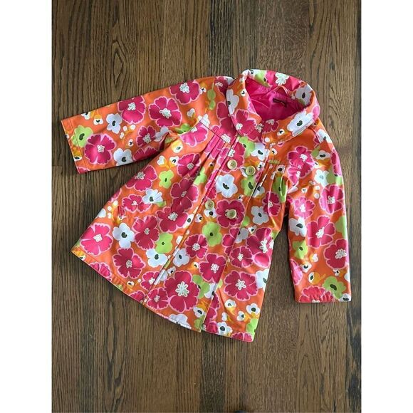 Catimini Toddler Girls 3 Removable Hooded Raincoat Jacket - Picture 10 of 11